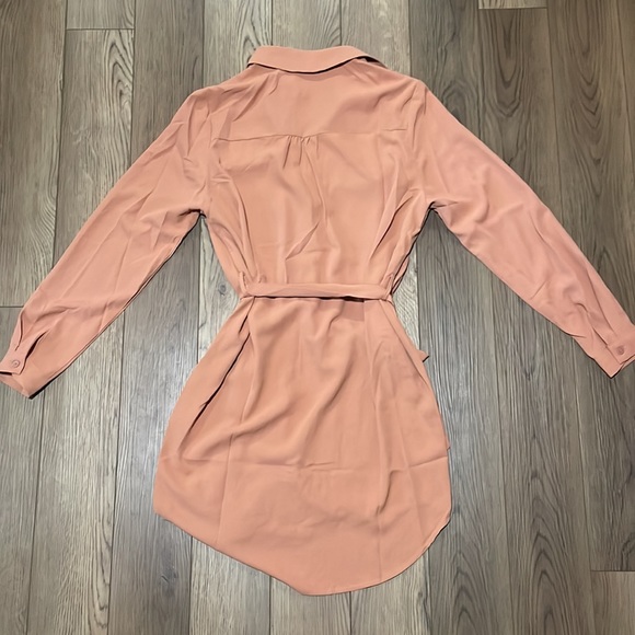 Pink Lily rust utility shirt dress - Picture 5 of 7